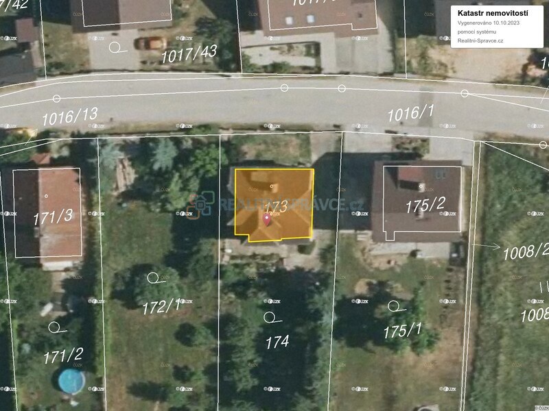 Mapa katastru nemovitostí