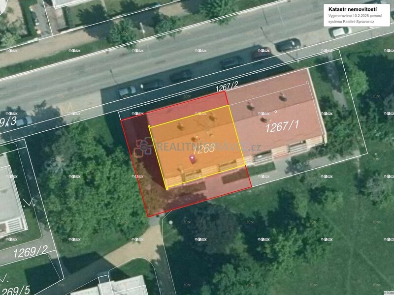 Mapa katastru nemovitostí