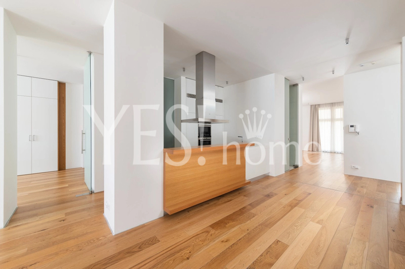 Luxusní, nezařízený byt 5+kk s terasou, 199 m2, Laubova, Praha 3 - Vinohrady
