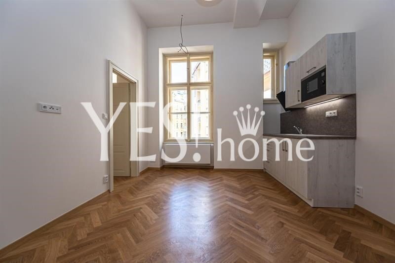 Pronájem luxusního, nezařízeného bytu 2+kk, 38 m2, Kozí, Praha 1 - Staré Město