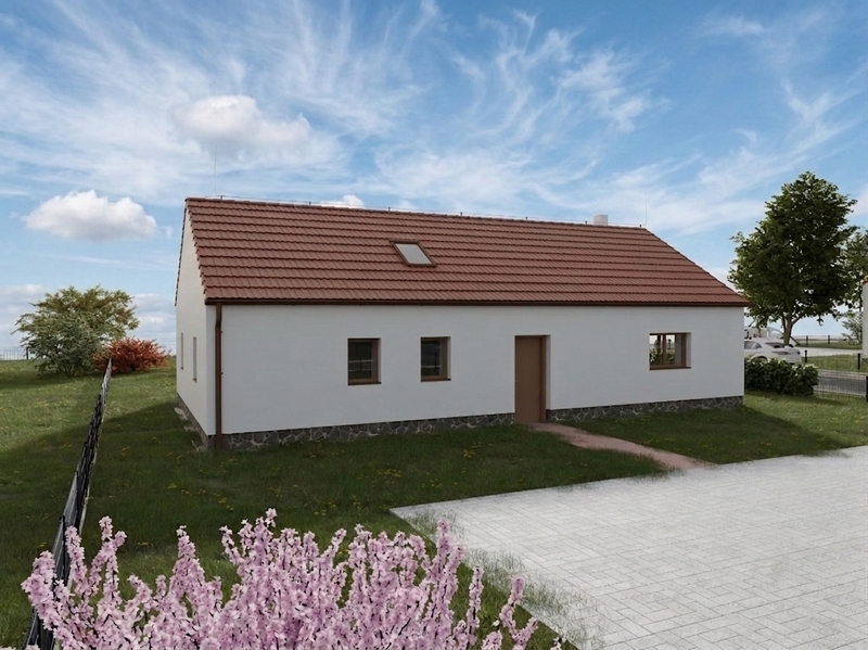 Rodinný dům (109m2) s pozemkem (954 m2) - Chotýčany