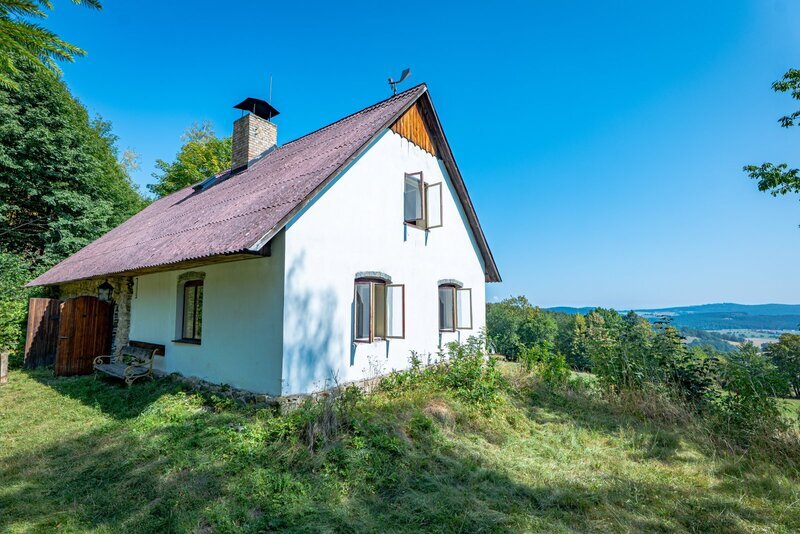 Chaloupka na polosamotě s dechberoucími výhledy - Janské Údolí u Brloha