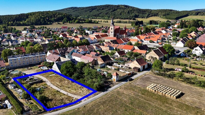 Prodej stavebního pozemku Chvalšiny
